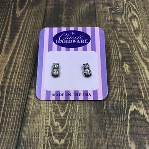 Classic Hardware brand Rockware Post Earrings Owls.